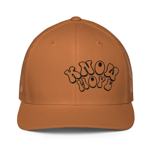 Know Hope Fitted trucker cap