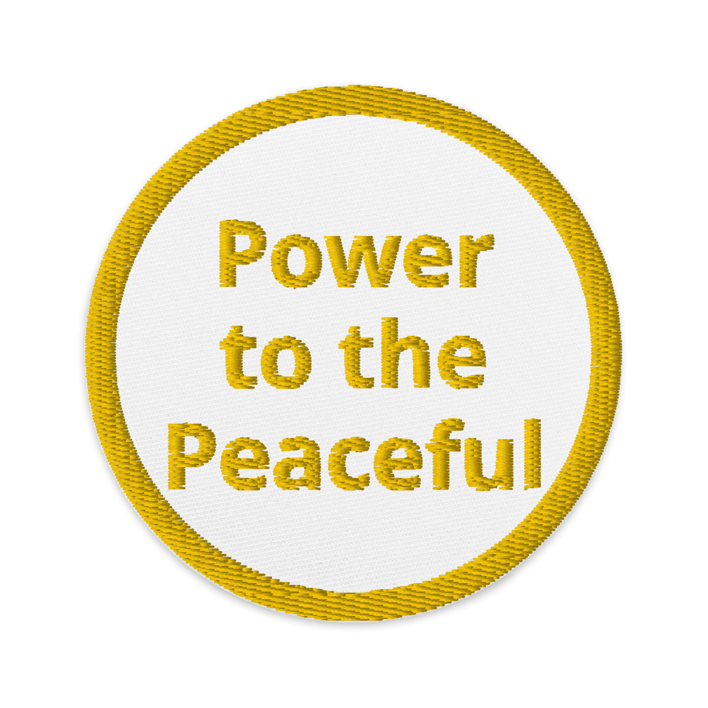 Power to the Peaceful