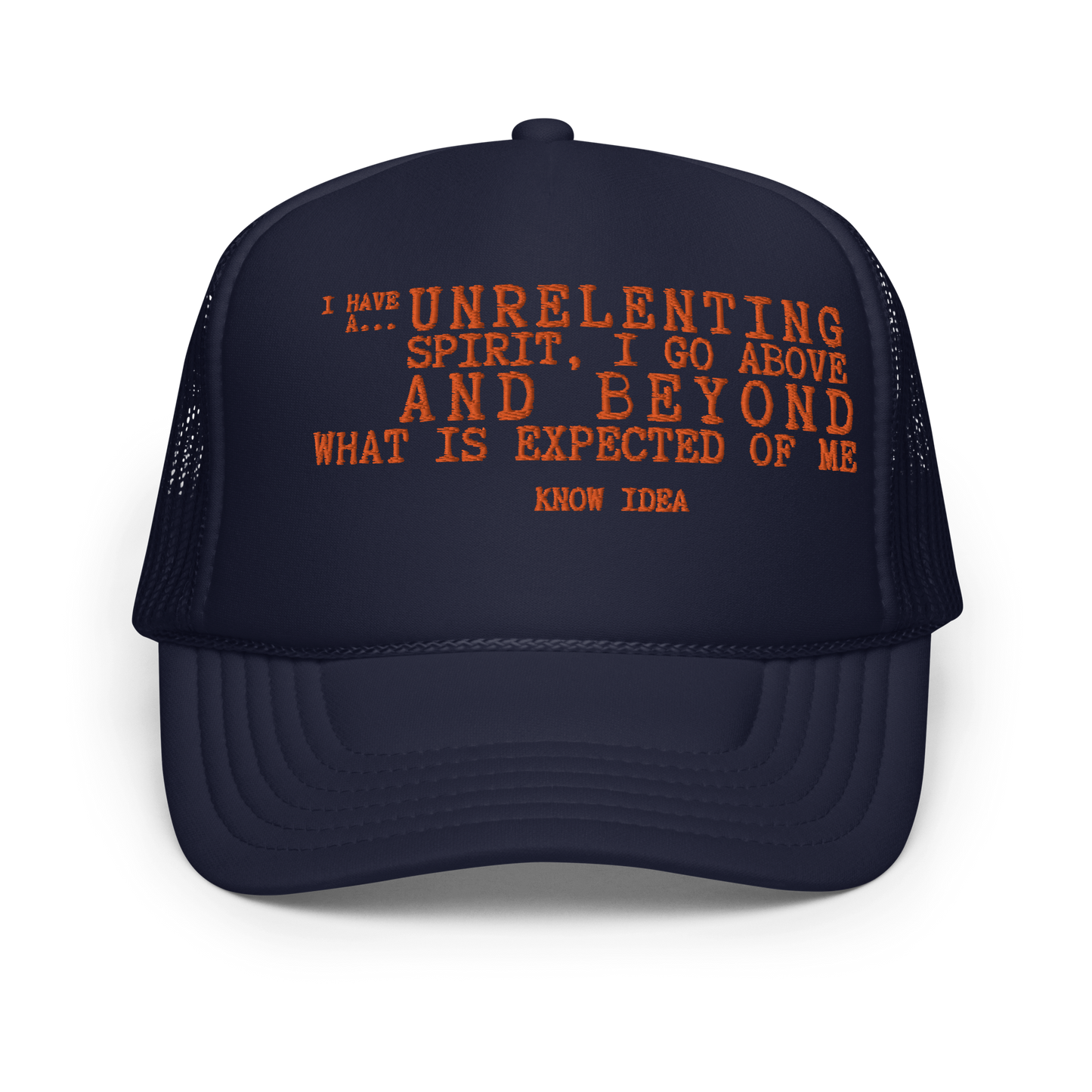 Unrelenting Spirit Foam trucker hat