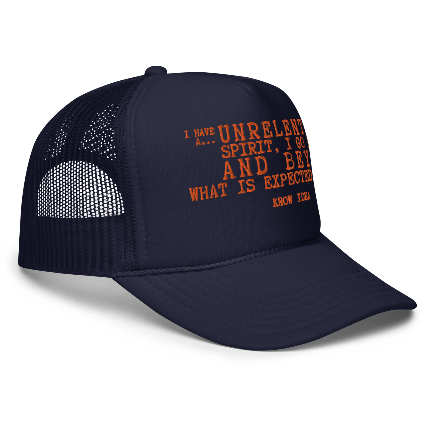 Unrelenting Spirit Foam trucker hat