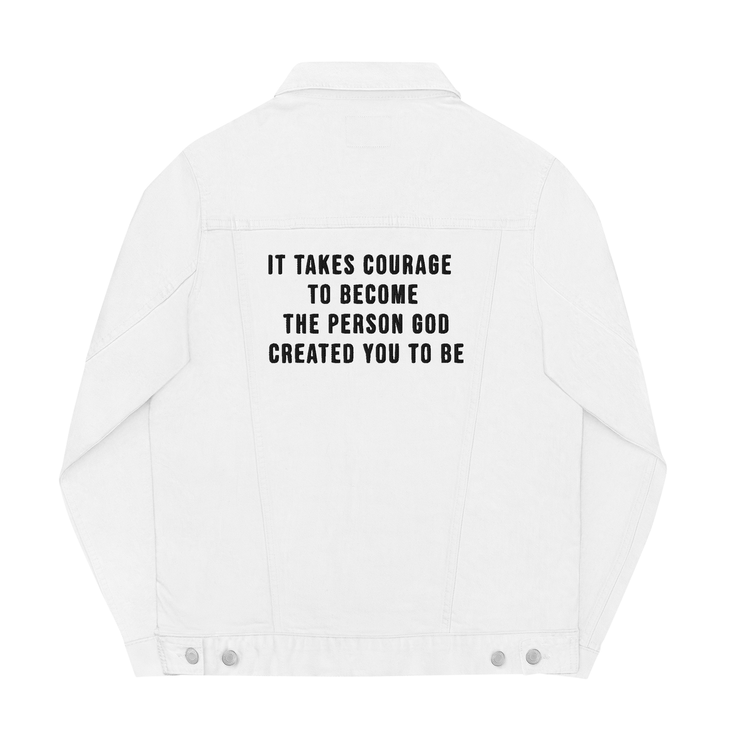 It Takes Courage denim jacket