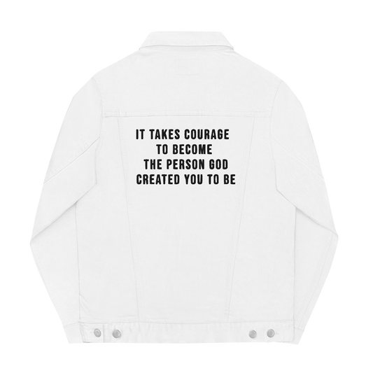 It Takes Courage denim jacket